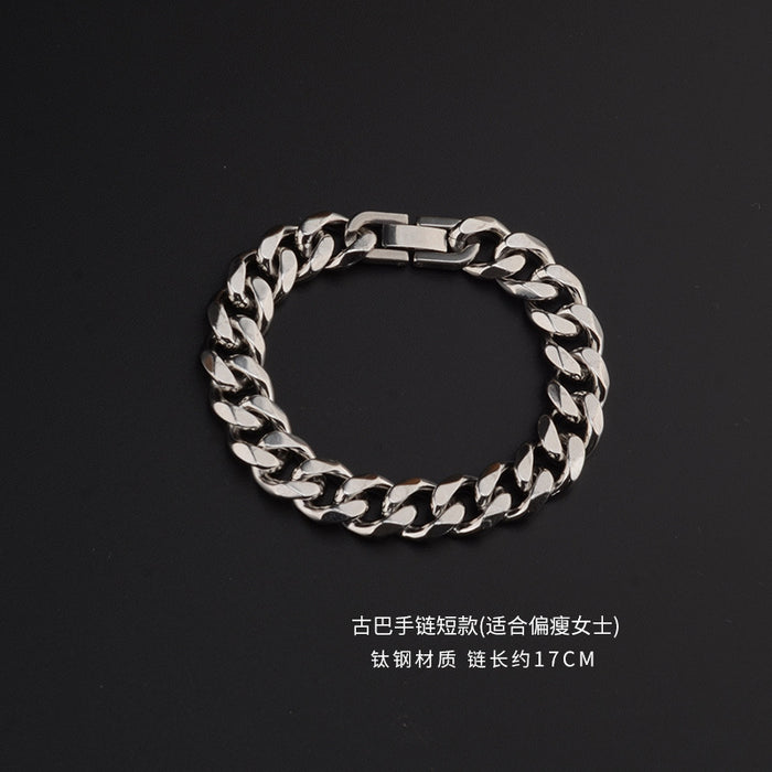 Wholesale Bracelet titanium steel simple bracelet boys and girls chain