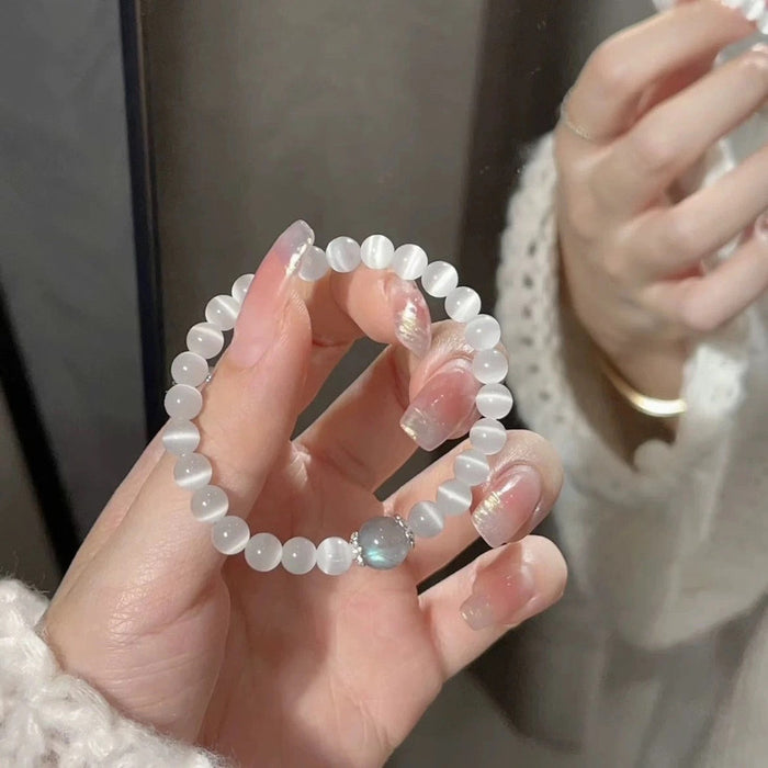 Wholesale Cat's Eye Stone Bracelet Sapphire Light Luxury, Small and Exquisite, High Quality Crystal Bracelet