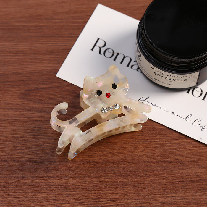 Wholesale Cute Cat Acetic Acid Personalized Hair Clips