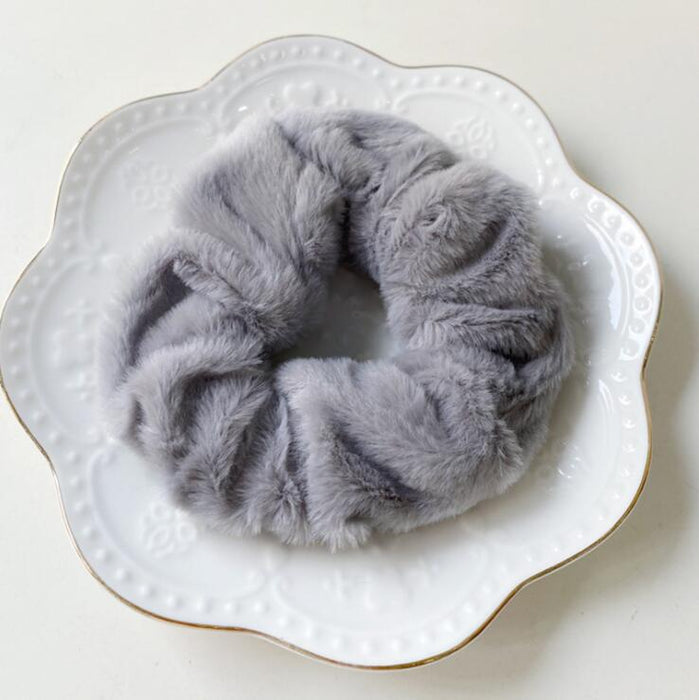Wholesale Korean Autumn and Winter Cute Imitation Rabbit Velvet Hair Scrunchies