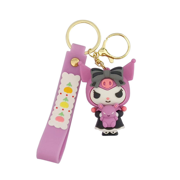 Wholesale Cartoon Silicone Doll Keychain JDC-KC-HaoXi011