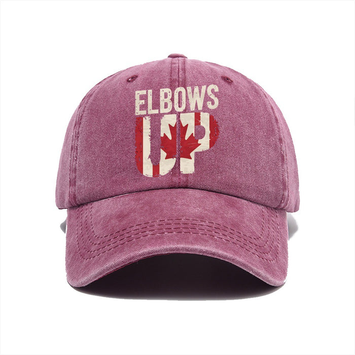 Wholesale Washed retro printed baseball cap and duckbill cap