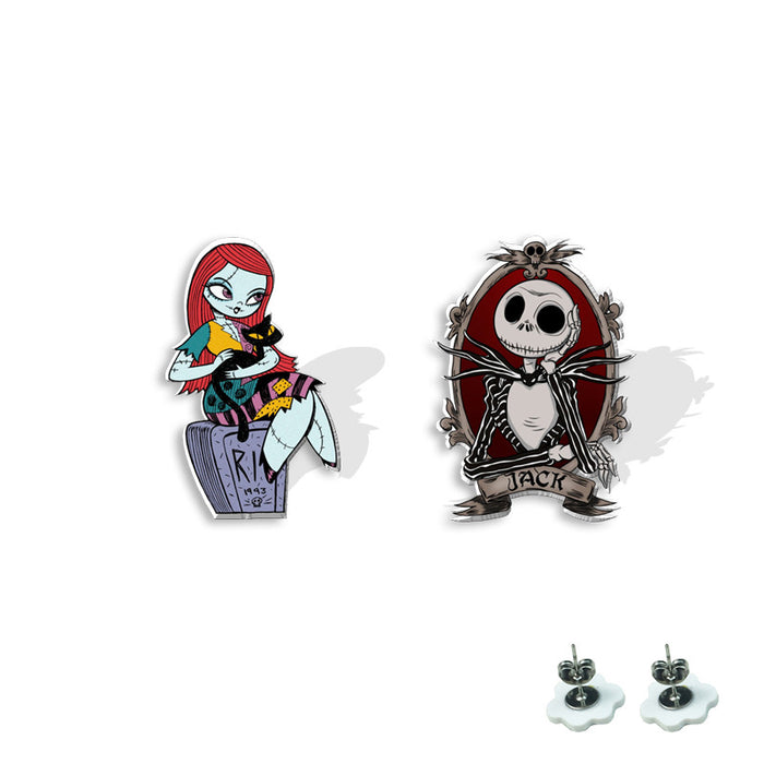 Wholesale  earrings heat shrink earrings acrylic earrings