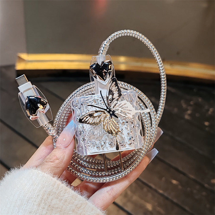 Wholesale 3D Butterfly Charger Protective Case 20W