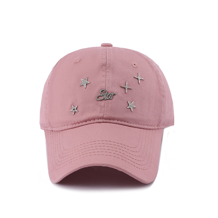 Wholesale New style Starry Sky Versatile Baseball Hat for Outdoor Travel, Sunshade and Sun Protection, Duck Tongue Hat