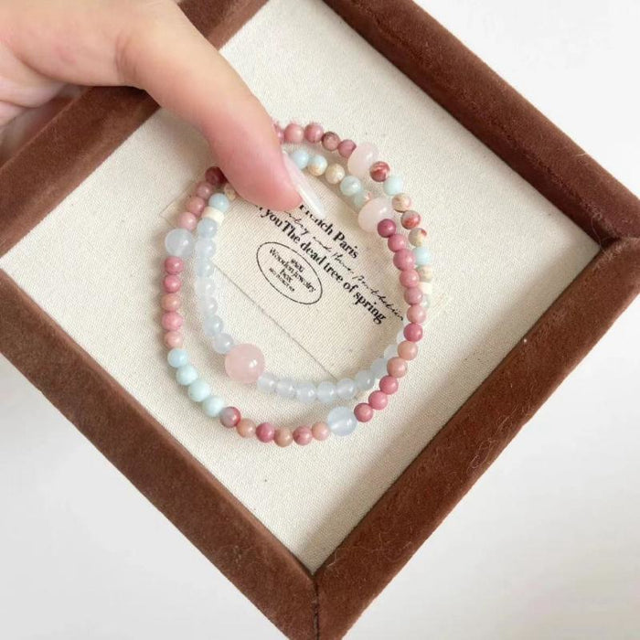 Wholesale Beaded bracelet with double-layer design, light luxury and exquisite bracelet