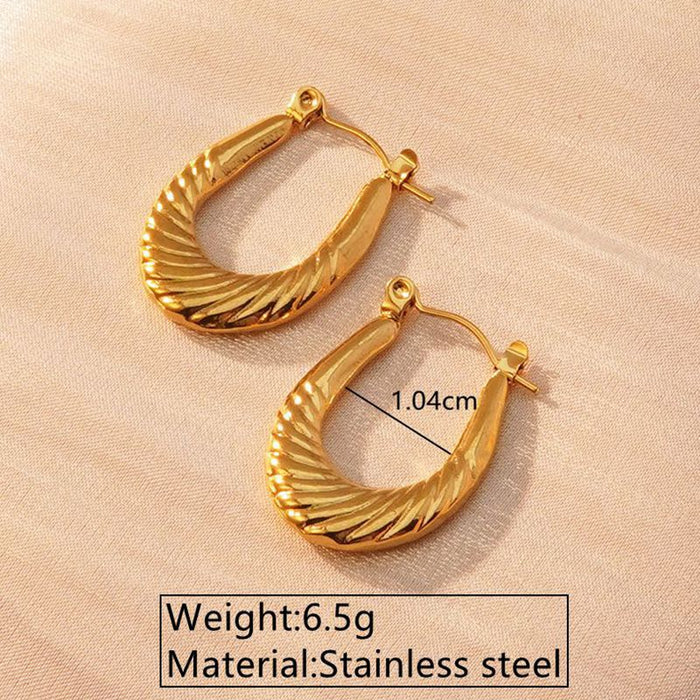 Wholesale Stainless Steel Solid Earrings JDC-ES-JW013