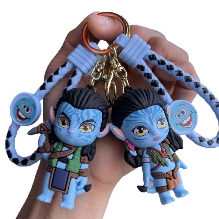 Wholesale Keychain 3D Doll Bag Couple Pendant Car Keychain Small Gift Wholesale