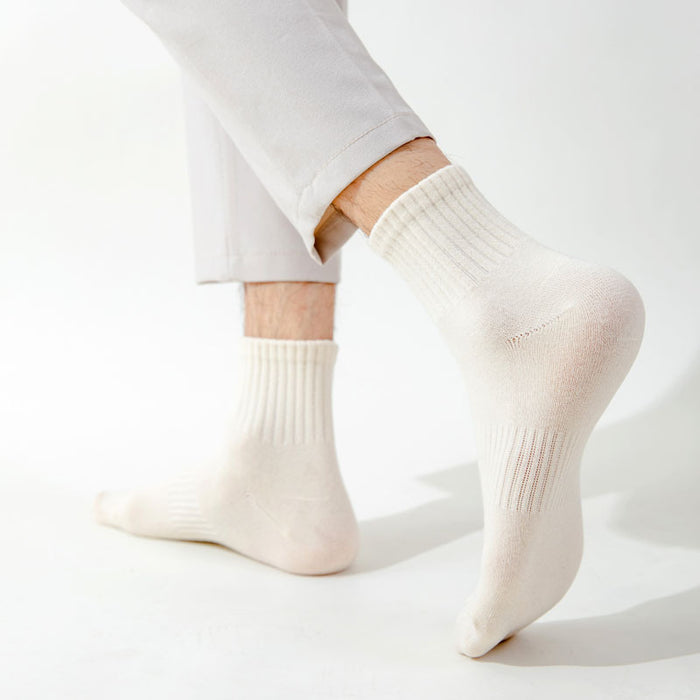 Wholesale Sports socks, mid tube socks, sweat absorbing, outdoor cycling, running socks, cotton