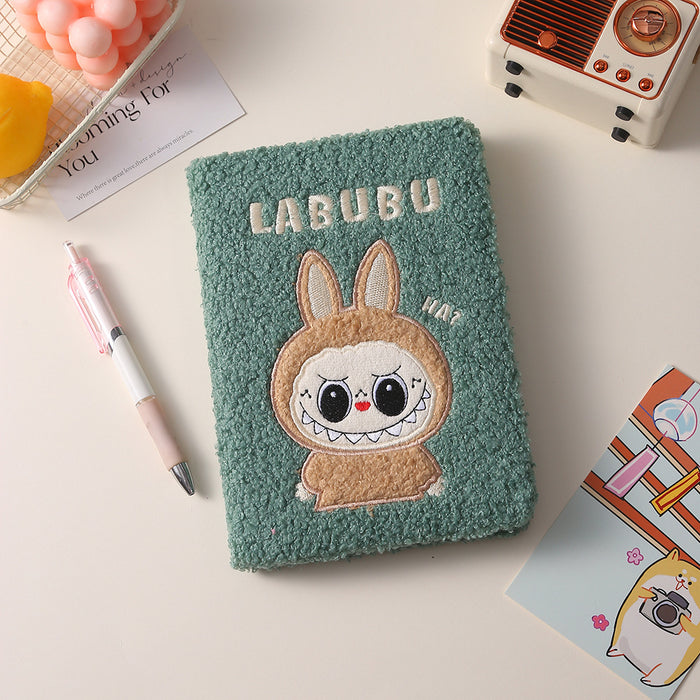 Wholesale New cartoon  plush notebook Creative cute children' s notepad student handbook