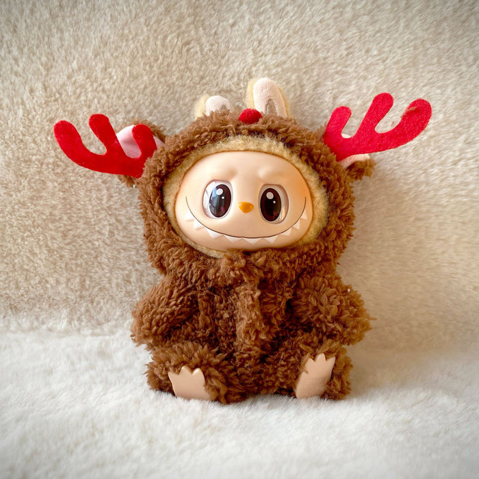 Wholesale Sitting Party Pendant Keychain Doll Change into Animal one-piece Doll Clothes