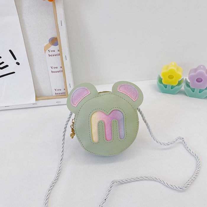 Wholesale Creative sequin rainbow shoulder bag, women's cartoon children's bag, new cute crossbody bag, zero wallet