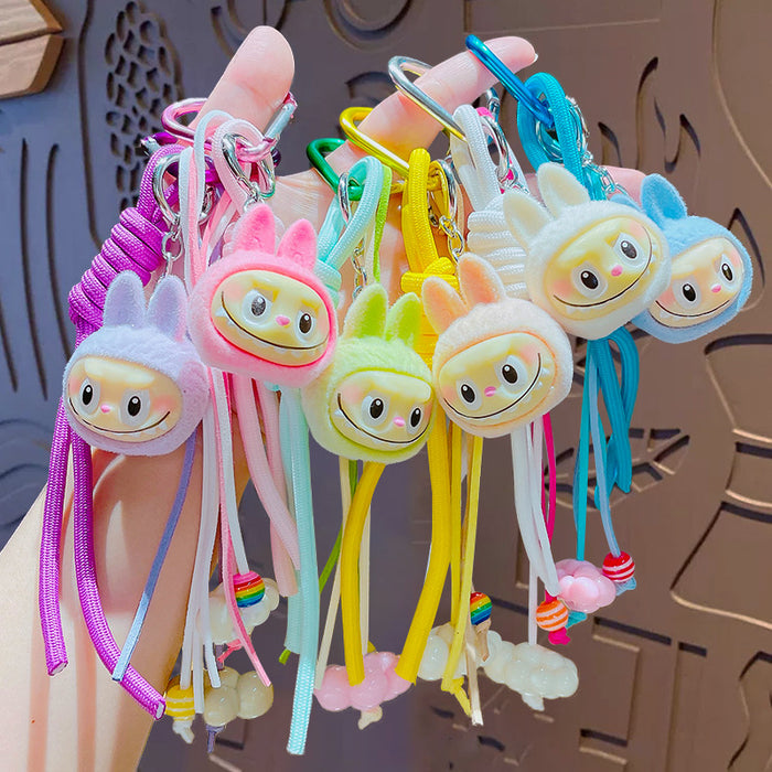 Wholesale Cartoon Vegetation Plush Keychain Pendant Car Keychain Pendant Cute Bag Small Gift