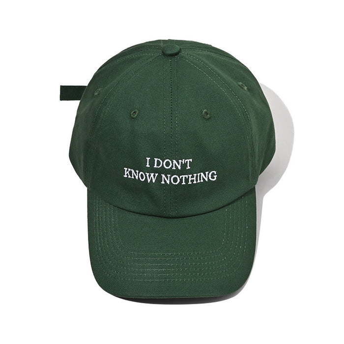 Wholesale Baseball cap embroidered letters duckbill cap soft top sun hat