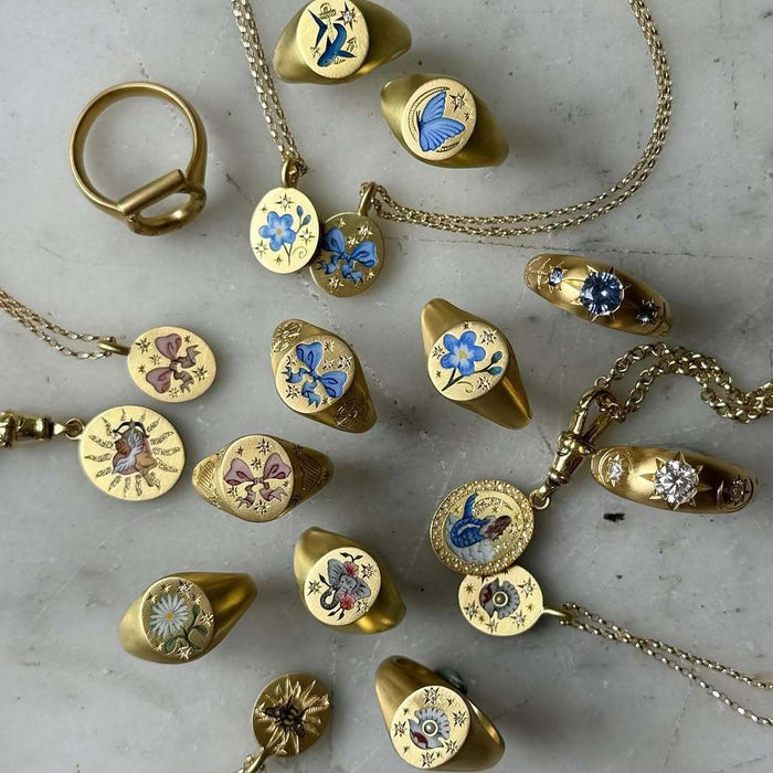 Wholesale Painted pattern pendant stainless steel necklace