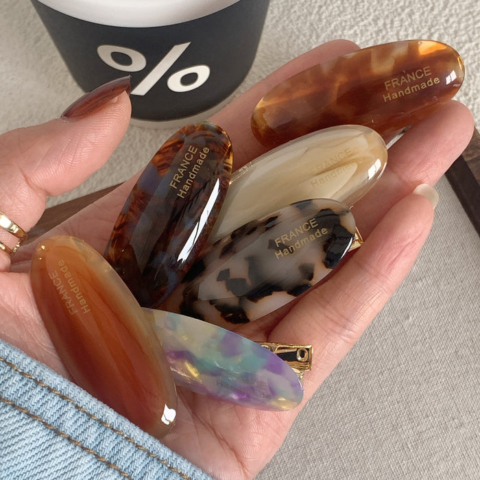 Wholesale small size hairpin side clip retro bangs clip duckbill clip