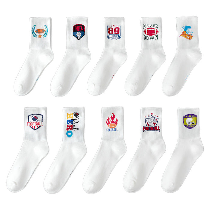 Wholesale Socks women' s sports socks cotton socks white stockings autumn and winter