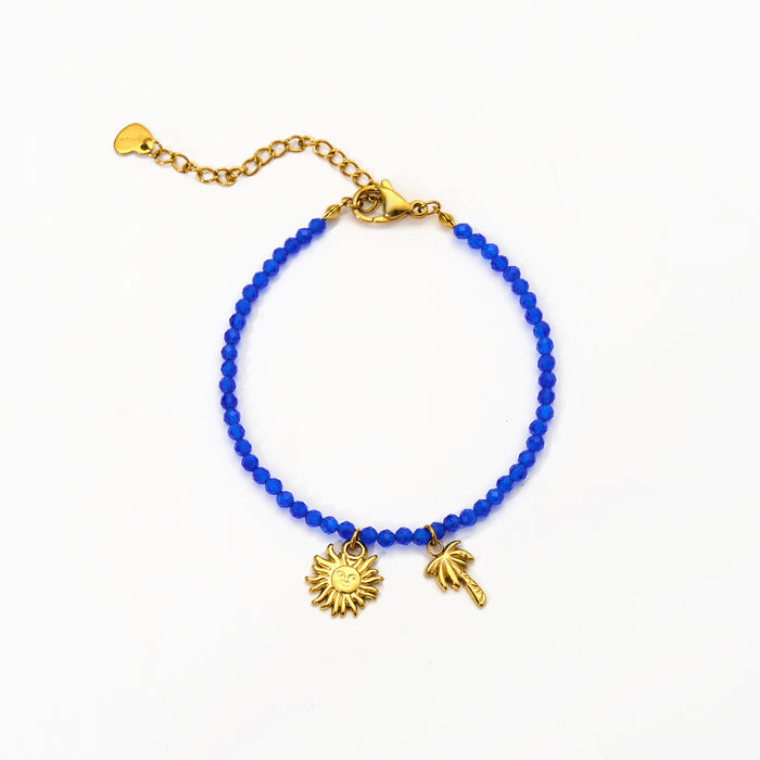 Wholesale Original Design Natural Stone Bracelet Paired with Fashionable Personalized Pendant, Temperament, Hand Accessories Wholesale