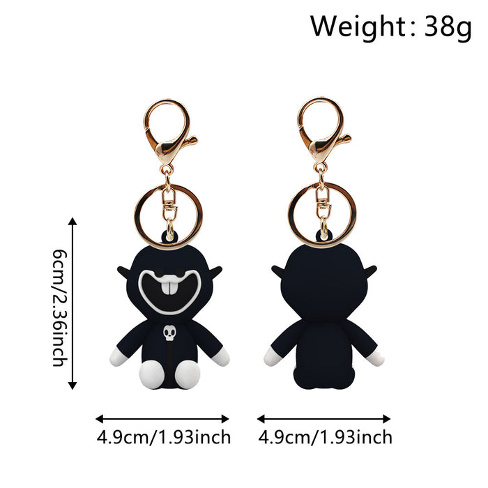 Wholesale Horror Cartoon Anime Silicone Keychains JDC-KC-HaoAn012