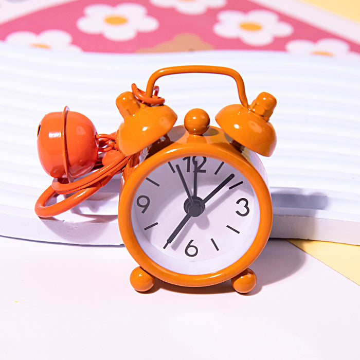 Wholesale Creative Function Mini Alarm Clock Keychain Exquisite Car Pendant