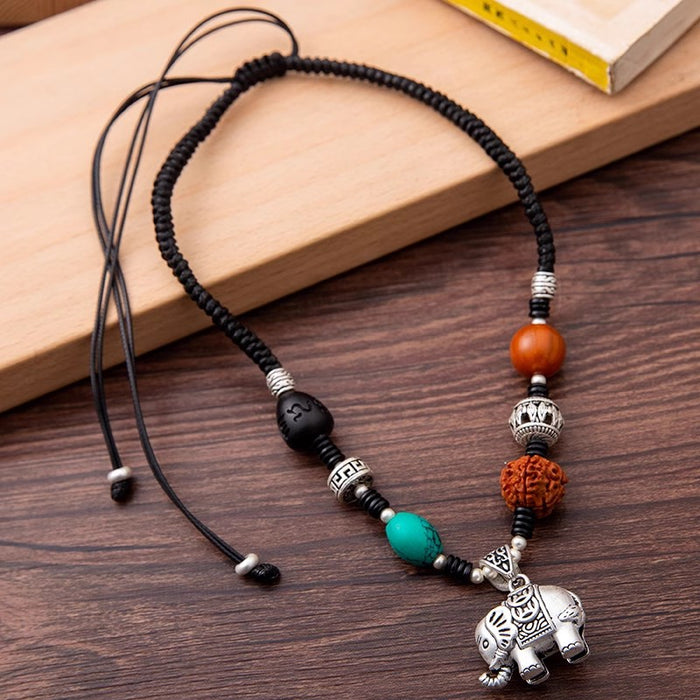 Wholesale Women's choker necklace Cotton and Linen Accessories Pendant