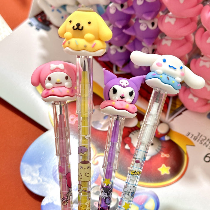 Wholesale Cute Cartoon Soft Glue Bullet-free Pencil