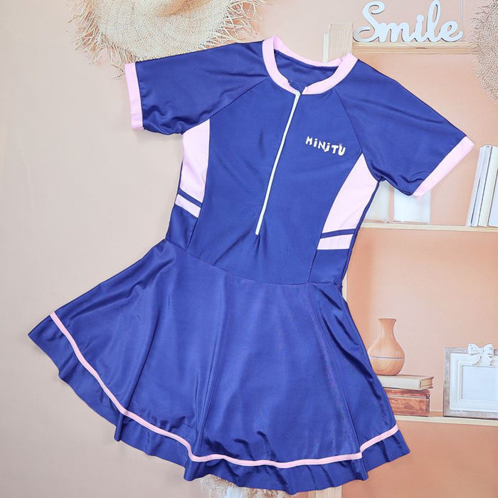 Wholesale Swimsuit one-piece skirt style sun protection swimsuit new hot spring swimsuit