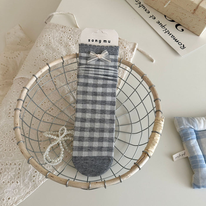 Wholesale New mid length socks, niche original pile socks