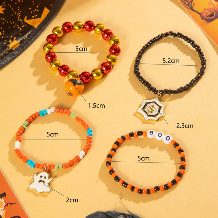 Wholesale Halloween Ghost Bat Bracelet  Bead Bracelet suit Halloween Bracelet