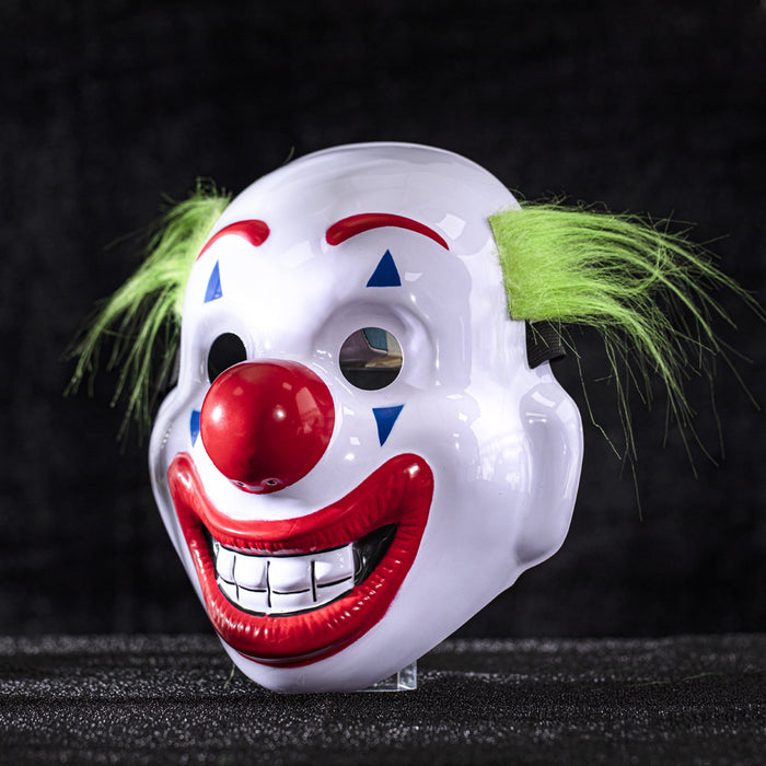Wholesale Green-Haired Clown Mask Full Face Party Dc Film and Television Props Plastic Makeup Party Mask