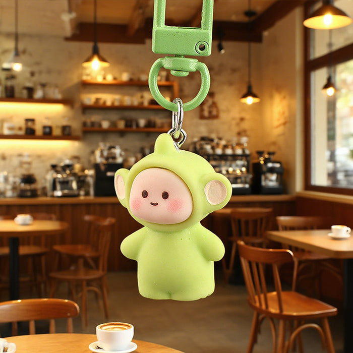 Wholesale Cute phone charm 3D resin keychain