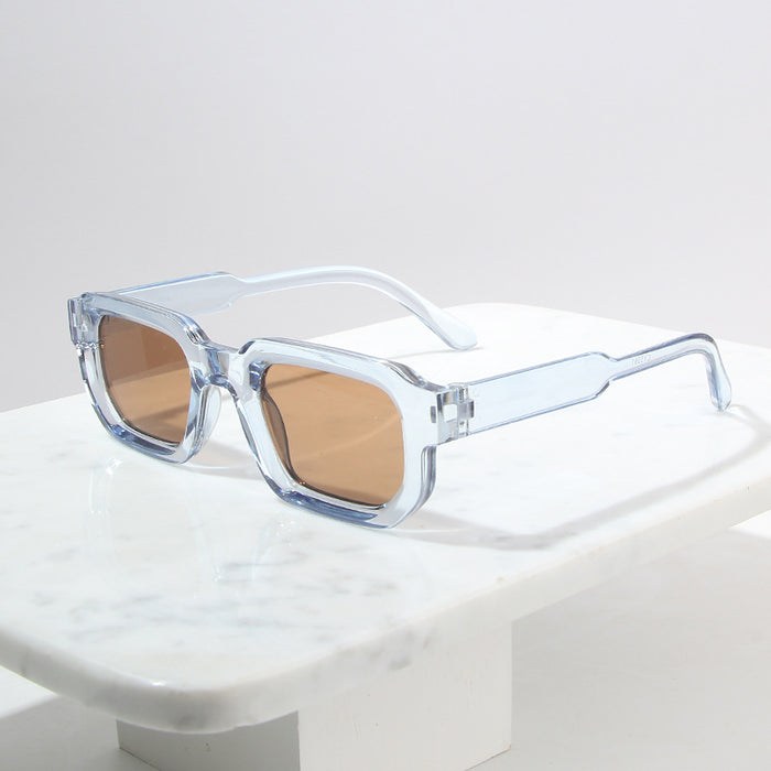 Wholesale Square frame sunglasses, new retro polygon sunglasses, simple and high-end fashion glasses