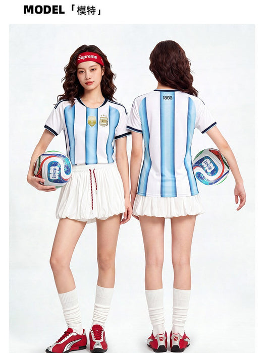 Wholesale Football Jersey Crop Top Summer Casual Sportswear for Fans Gift Boutique