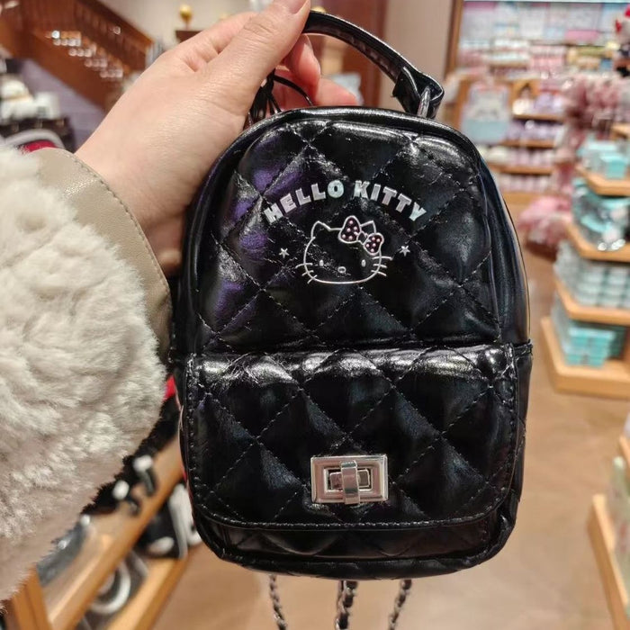 Wholesale Mini Small Backpack High-end Rhombic Chain Bag Cute Cat Backpack