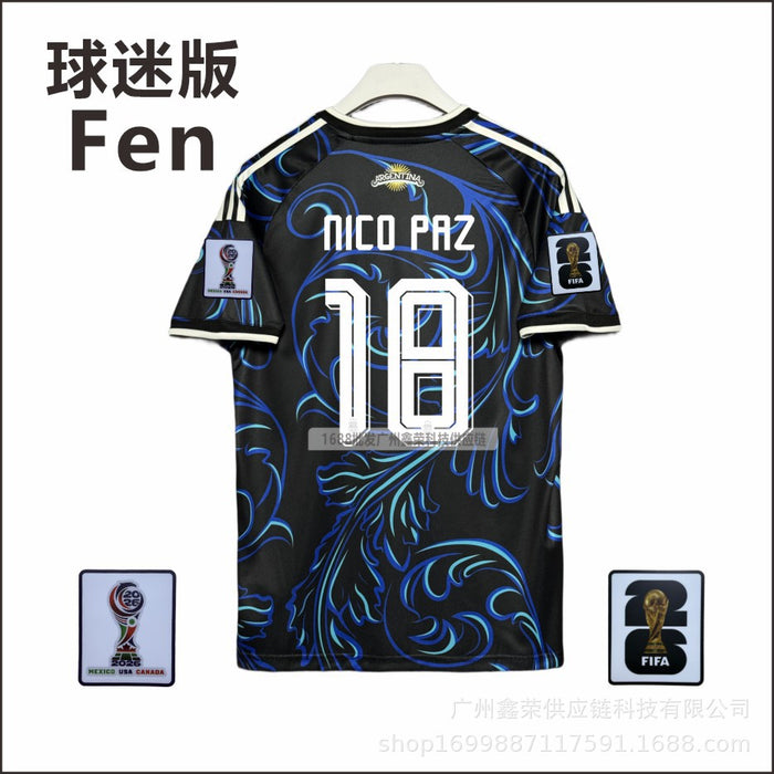 Wholesale World Cup 2026 Argentina Soccer Jersey Fan Top Summer Unisex