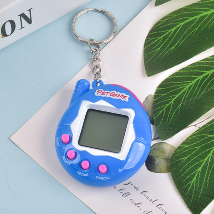 Wholesale Electronic Pet Machine Handheld Game Console Plastic Keychain JDC-KC-BJD003