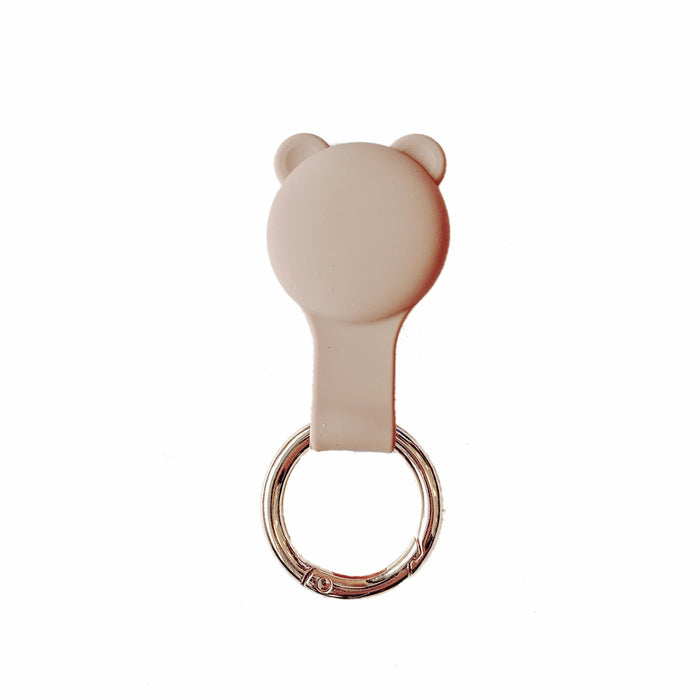 Wholesale PVC Tracking Anti-lost Artifact Soft Bear Ears Protective Cover Keychain JDC-KC-BLT001