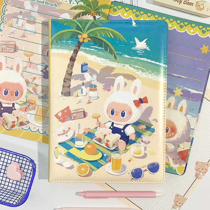 Wholesale Color page notebook high value cartoon hardcover student notepad diary