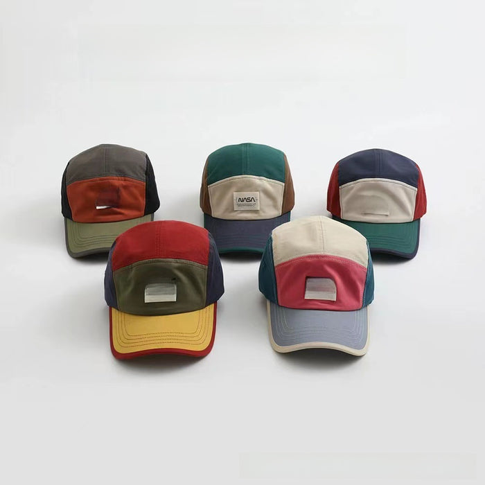 Wholesale Duck tongue hat with personality, soft top, contrasting color, baseball hat, wide brim, versatile