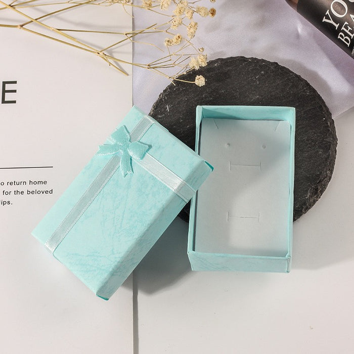 Wholesale Exquisite bow jewelry box, jewelry ring, necklace, earring packaging box, creative