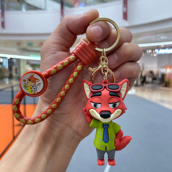 Wholesale Keychain cartoon figurine backpack pendant car keychain ornament