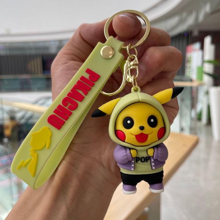 Wholesale Cartoon doll keychain, couple backpack pendant, cute doll, car keychain