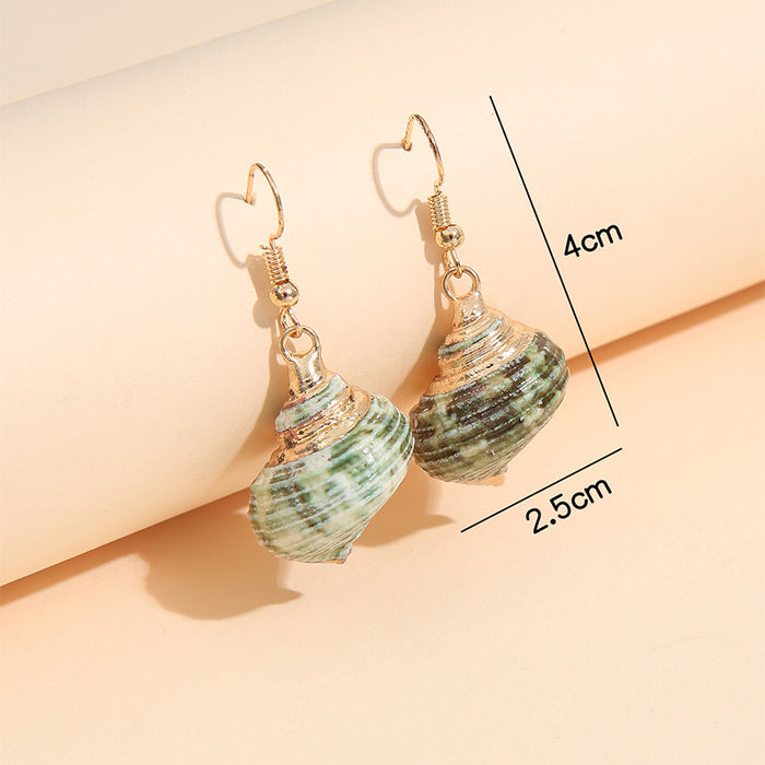 Wholesale Creative Conch Shell Earrings JDC-ES-SaIP110