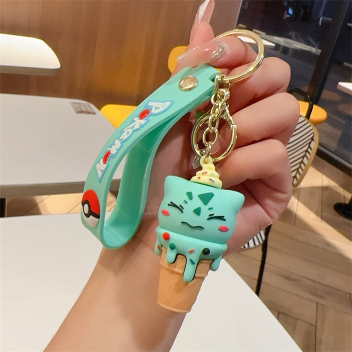 Wholesale Keychain Cartoon PVC Doll Car Parts Keychain Pendant