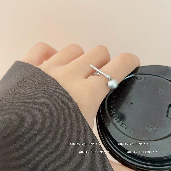 Wholesale Creative merit ring can be opened to relieve boredom, index finger ring, niche personalized design ring