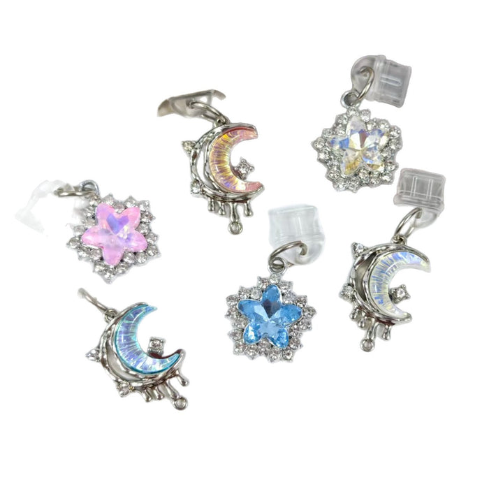 Wholesale Diamond star and moon pendant Mobile Phone Stands