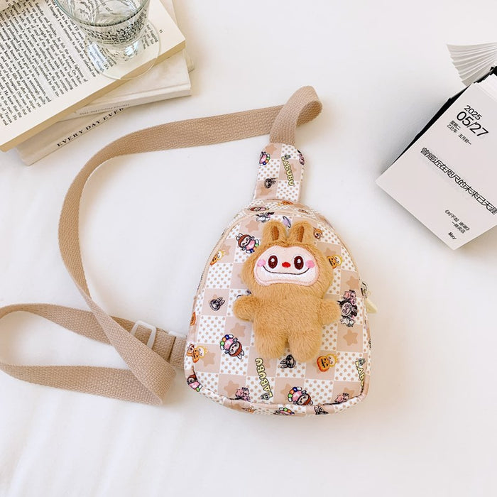 Wholesale Single shoulder cartoon children's backpack storage bag