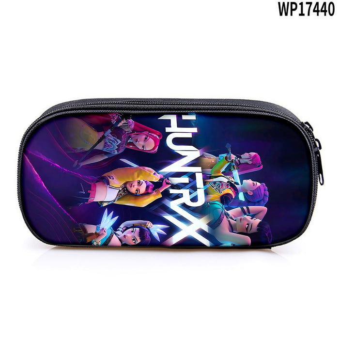 Wholesale K-POP Printed pencil case,  primary and secondary school stationery bag