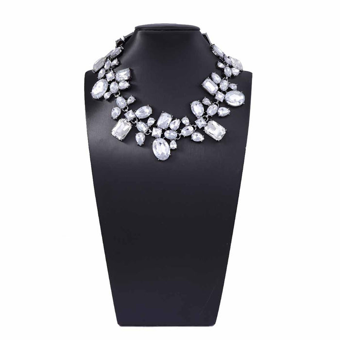 Wholesale Rhinestone Collar Necklace Exaggerated Personality Luxury Crysta