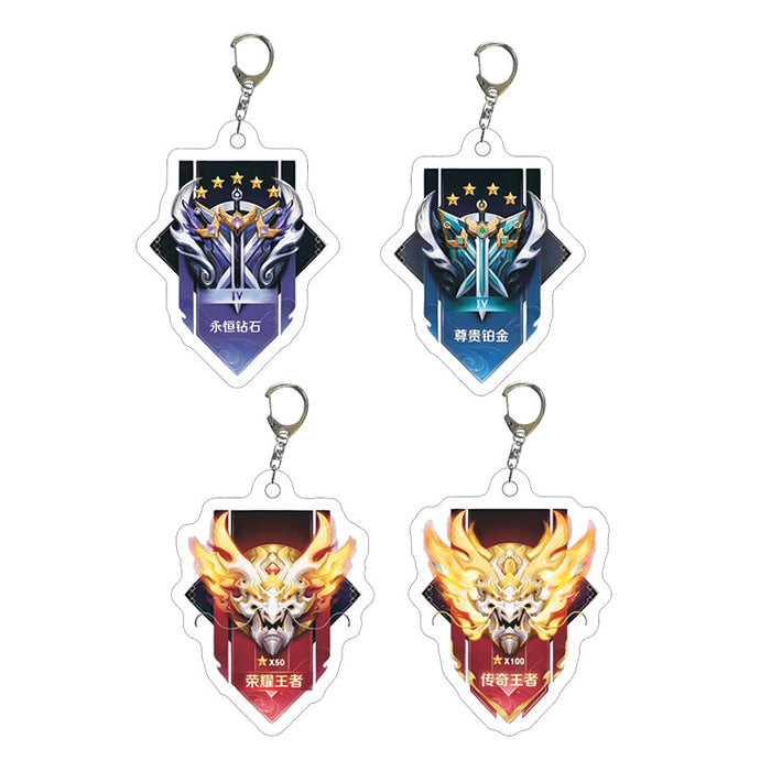 Wholesale Game-themed acrylic keychain accessory